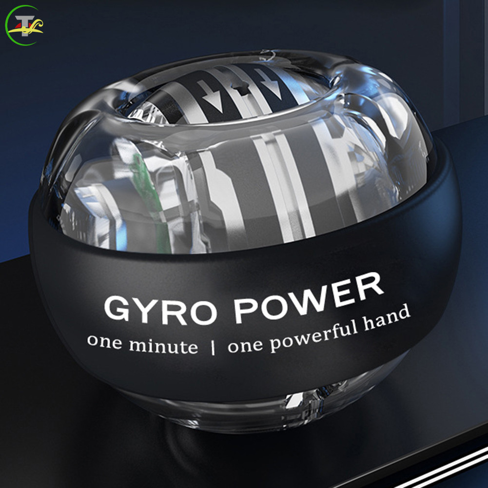 Gyro-Ball เครื่องออกกําลังกายข้อมือแบบพกพาน้ําหนักเบาของเล่นสนุกสําหรับการฝึกข้อมือ