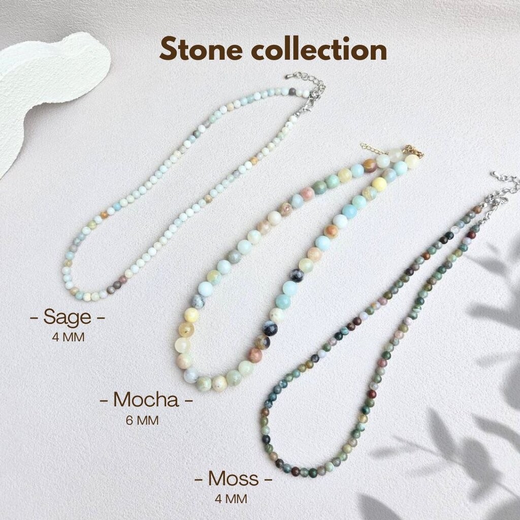 (WELRY.acc) พร้อมส่ง สร้อยคอหิน Stone collection