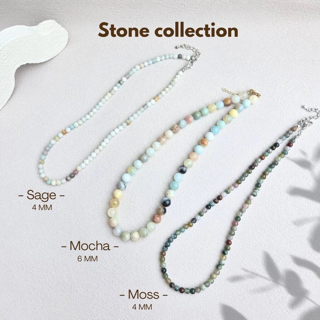 WELRY.acc พร้อมส่ง สร้อยคอหิน Stone collection