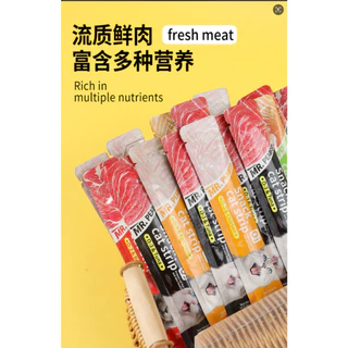 2025 100 packs ขนมแถบแมวโภชนาการสี่รสรุ่นใหม่