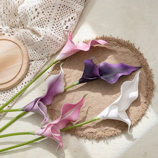 ดอกไม้ Eva ประดิษฐ์ Calla Lily ดอกไม้ปลอมดอกไม้ตกแต่งบ้านช่อสไตล์ Ins
