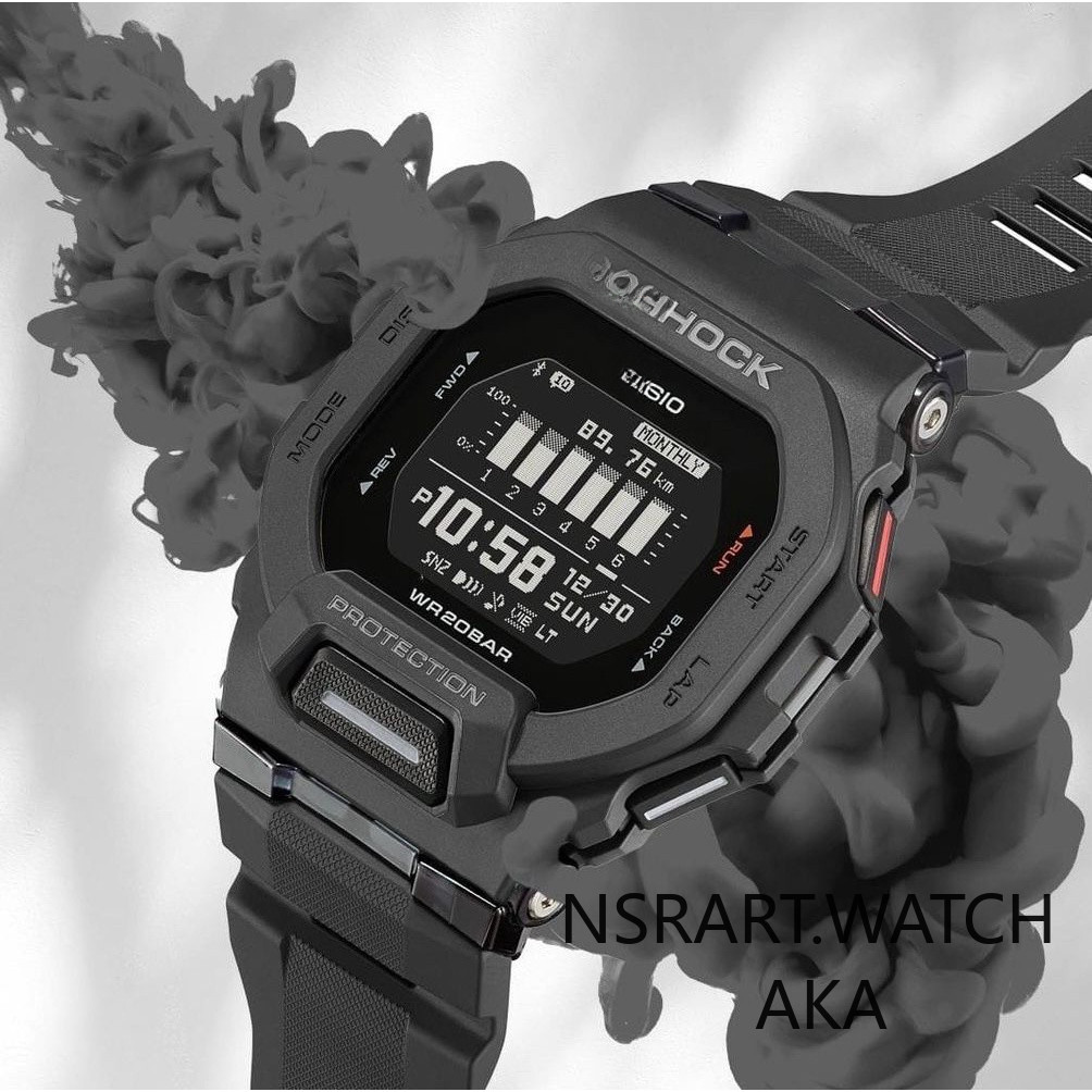 Series GBD-200 นาฬิกาสปอร์ตป้องกันการชนกันแบบเรืองแสง นาฬิกากันน้ํา GBD-200SM-1A5JF