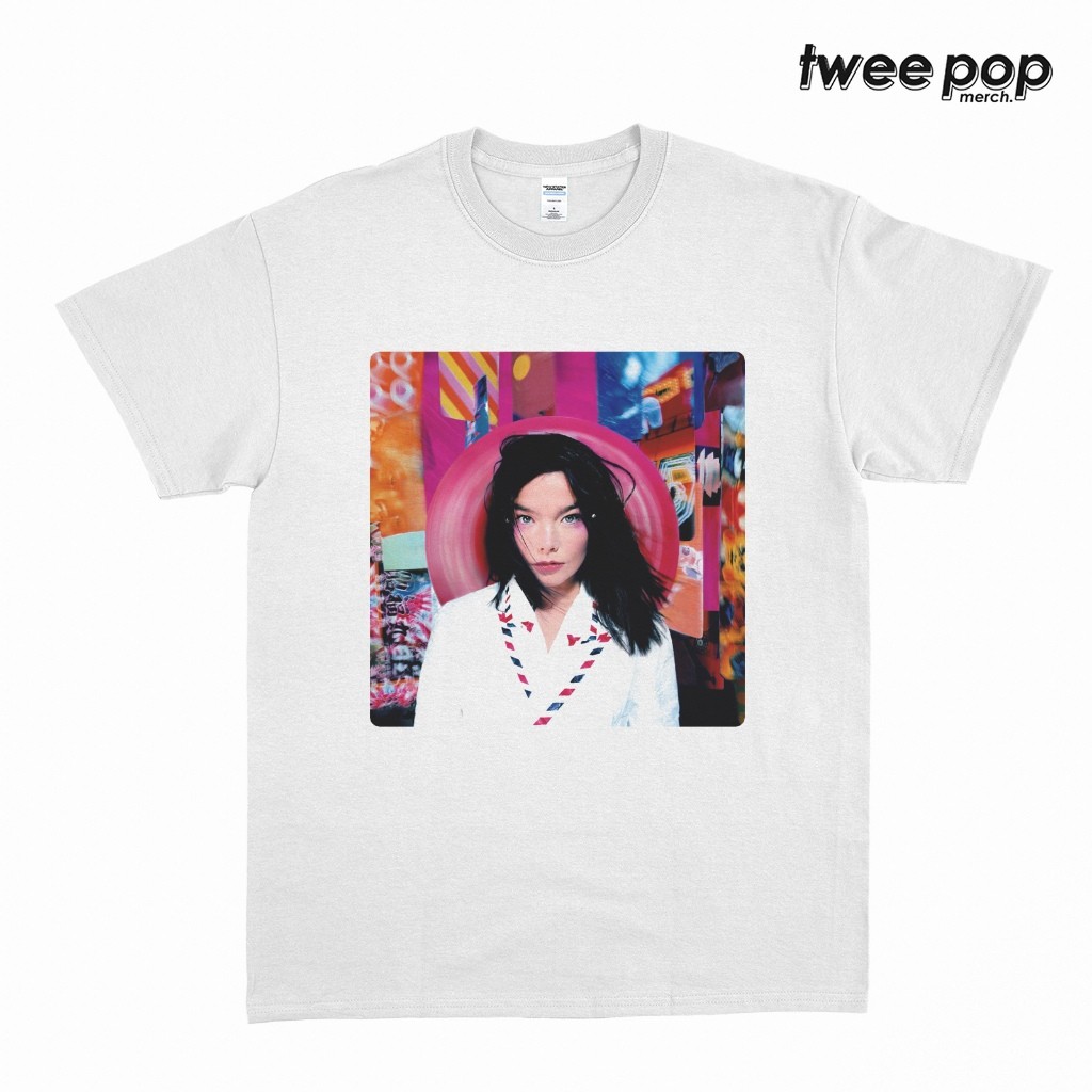 เสื้อยืดวงดนตรี BJORK - ฝาครอบอัลบั้ม POST