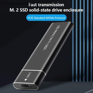 NVMe USB3.1 ภายนอก Fbth M2 SSD Enclosure HDD Case 10Gbps PCI…