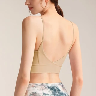 SHQX LuxeFit Sports Bra Tank - Stylish & Supportive - Shock Absorbing Gym Top - Design ถ้วยรวม เพื่อเสริมรูปร่าง บราโยคะสำหรับฟิตเนส
