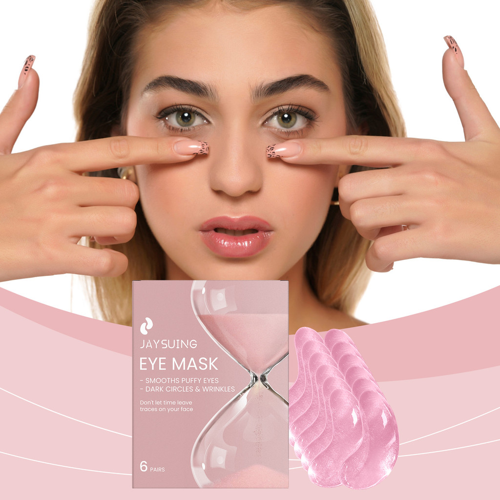 Jaysuing Pink Hyaluronic Acid Eye Patch Gentle Nourishing Care Moisturizing Eye Skin Eye Patch