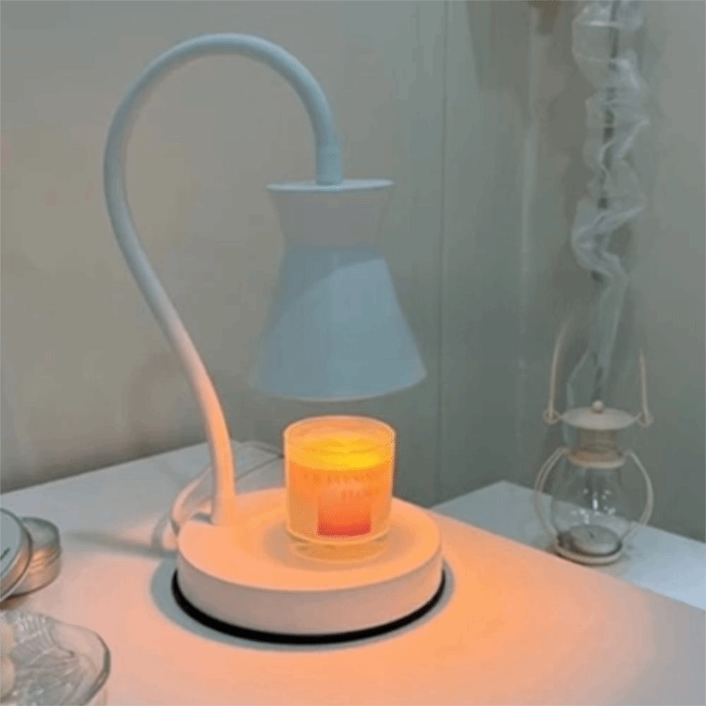 โคมไฟตั้งโต๊ะแบบโมเดิร์น พร้อมฟังก์ชันละลายขี้ผึ้งและอโรมาเทอราพี ออกแบบอย่างสร้างสรรค์ เพื่อการประดับบ้านที่ทันสมัยในห้องนอน - รูปที่ 5