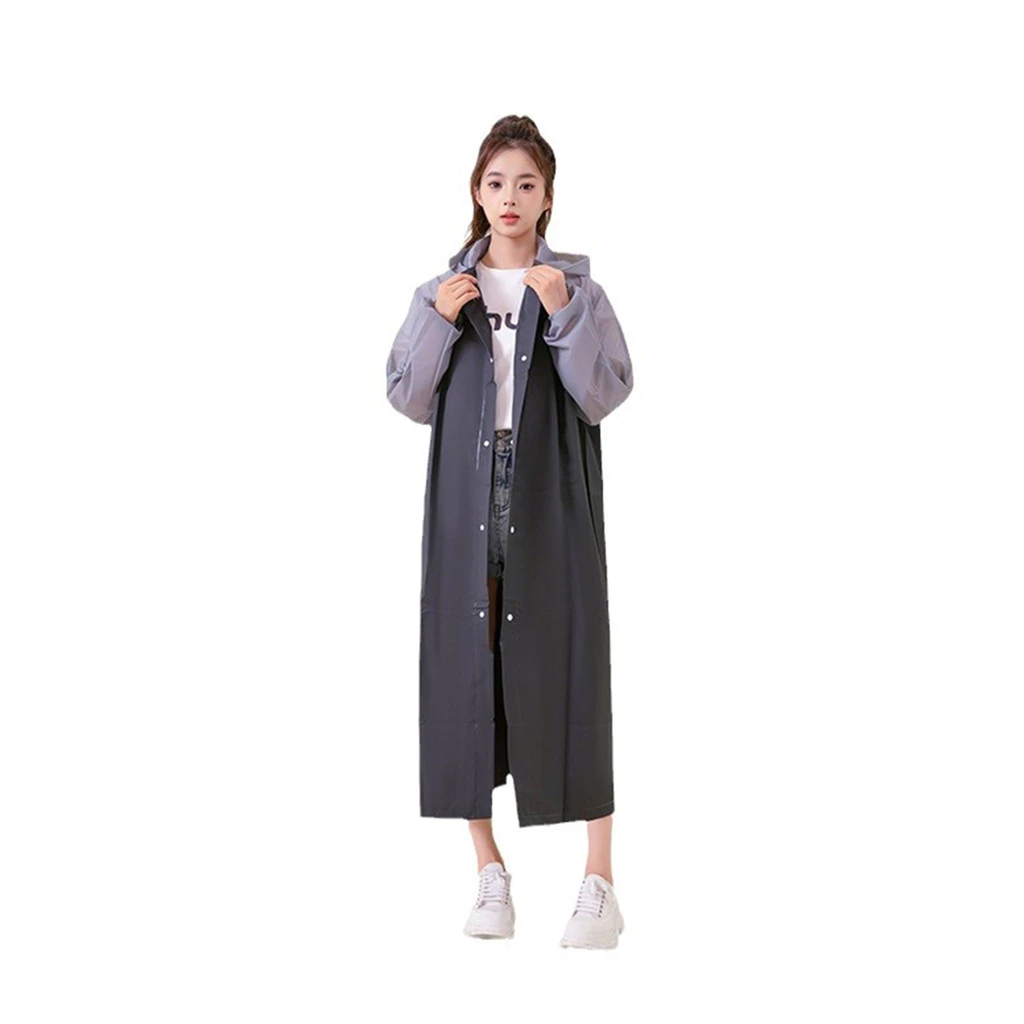 เสื้อกันฝน EVA หนา สีตัดกัน ชายและหญิง thumbnail 10