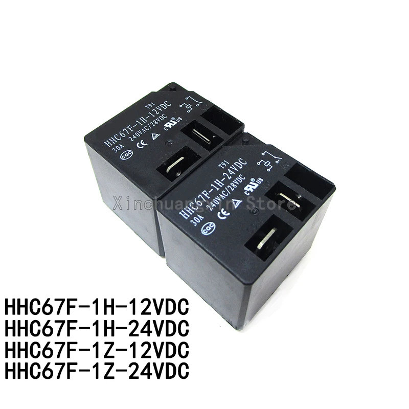 1-5PCS NNC HHC67F-1Z-24V 5P HHC67F-1H-24V 4P HHC67F-1H-12V 4P HHC67F-1Z-12V 5P รีเลย์ไฟ