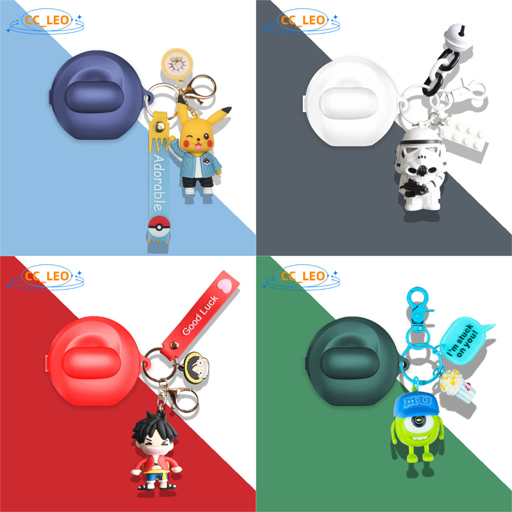 For Anker Soundcore V40i Case Creative Astronaut Cartoon Pokémon Pikachu Keychain Pendant Silicone O