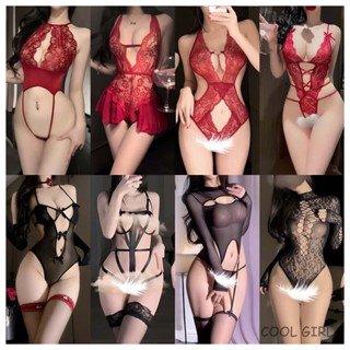 🖤girl🖤ชุดบอดี้สูท เว้าหลัง ชุดบอดี้สูทเซ็กซี่. ผ้าซีทรู คอวี…