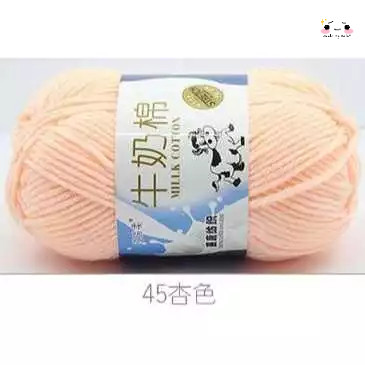 KNITTING STUDIO - MILK COTTON KNITTING YARN 47 LIGHT PEACH 5PLY 50GRAM