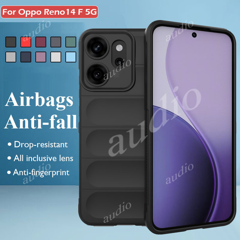 OPPO Reno14 F 5G ซิลิโคนกันกระแทกเคสโทรศัพท์สําหรับ Oppo Reno 14F 14 F Reno14F 5G 2025 นุ่มปกหลังสํา