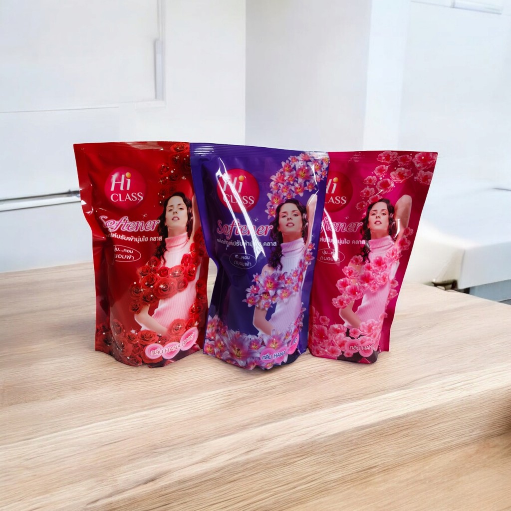 ไฮคลาส Hi-Class 450ML ไฮคลาส น้ำยาปรับผ้านุ่ม Hi Class คุ้มค่าคุ้มราคา รุ่น ปรับผ้านุ่ม ไฮคลาส