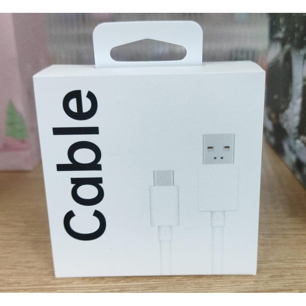 Oppo TYPE C VOOC DATA CABLE DL-129 ORI - สีขาว