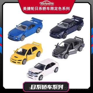 Majet majorette รถญี่ปุ่นอัลลอยรถฮอนด้าซีวิคมิตซูบิชินิสสันนิสสัน GTR ขีดจำกัดสี au0j