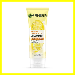 Garnier Bright Complete Vitamin C Super Whip การ์นิเย่ ไบรท์ คอมพลีท วิตามินซี วิปโฟมล้างหน้า.