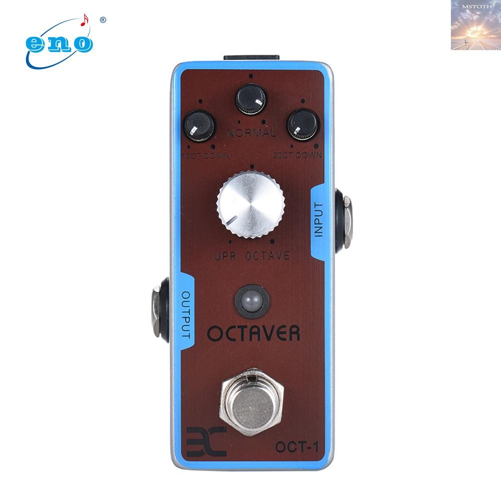 Eno EX OCT-1 Octave Mini Octave Guitar Effect Pedal True Bypass Full Metal Shell