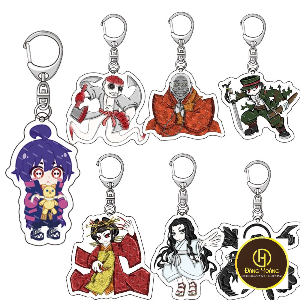 Yayoi Hozuki อะนิเมะ Dark Gathering Keitao Eiko Cosin พวงกุญแจ 2 ด้านใสอะคริลิคพลาสติกน่ารัก chibi อ