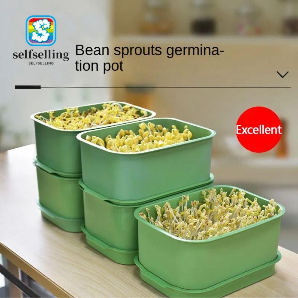ถาดปลูกถั่วงอก SELFS, ตัวช่วยปลูกถั่วงอก แผ่นงอกไฮโดรโปนิกส์ที่สะดวก, เครื่องมือพืชสวนอเนกประสงค์ถาดเพาะกล้าแบบใช้ซ้ําได้