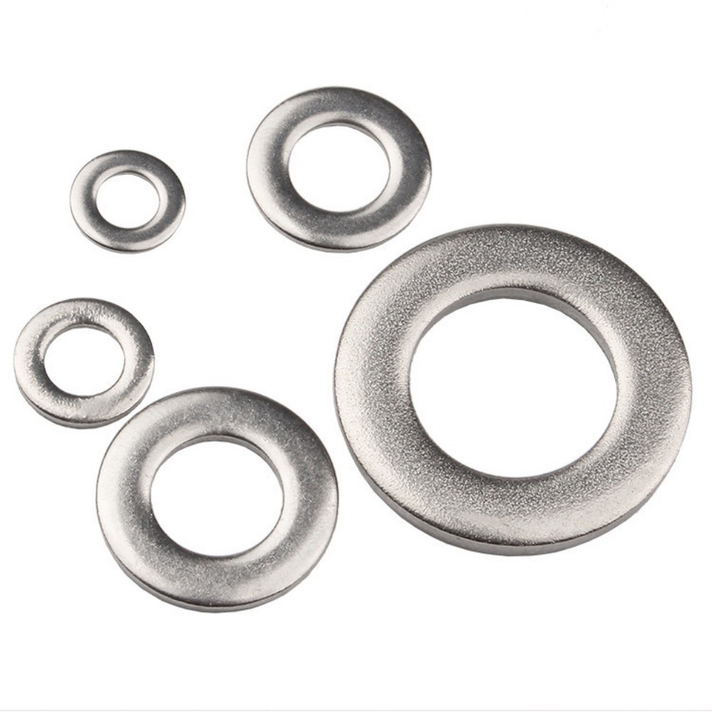 แหวนอีแปะ แหวนรอง น็อตสกรู สแตนเลส 304 / Flat Washer Stainless Screw M5/M6/M8 (XZM-XDM-1) - รูปที่ 4