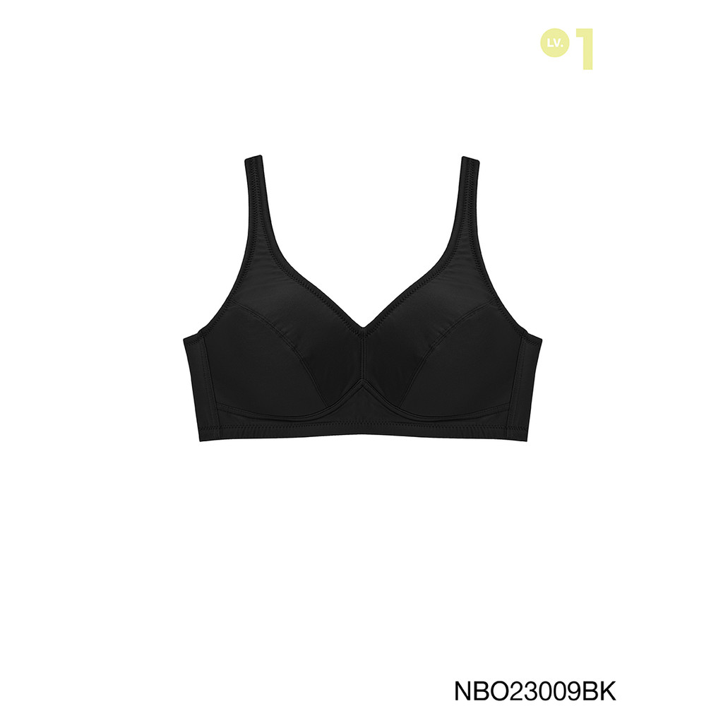 [Online Exclusive] Sabina เสื้อชั้นใน Invisible Wire (ไม่มีโครง) รุ่น Function Bra รหัส NBO23009BK สีดำ