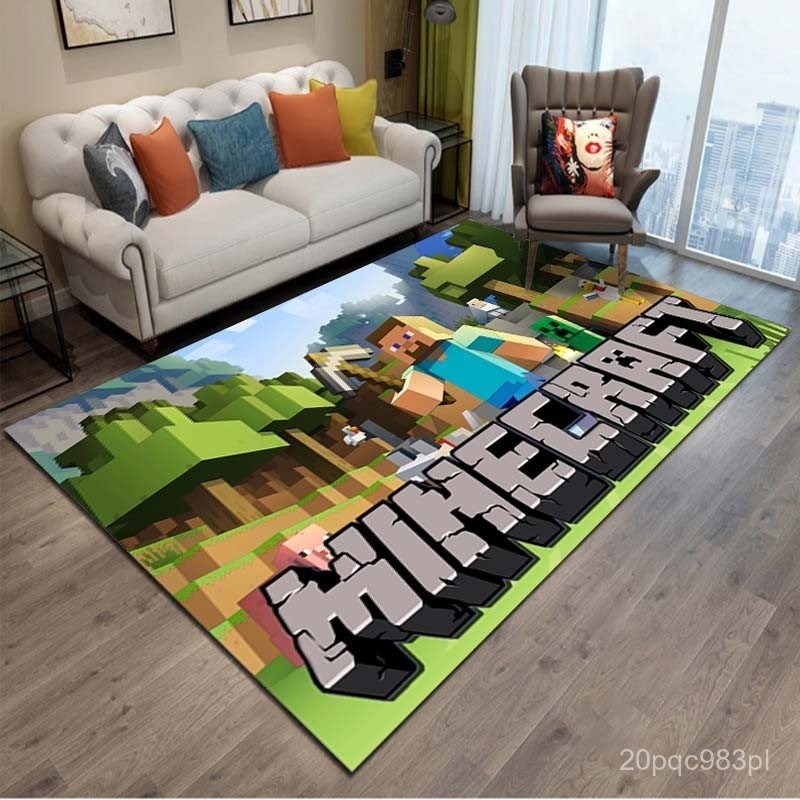 Minecraft Area Rug Carpet – Gaming Home Decor