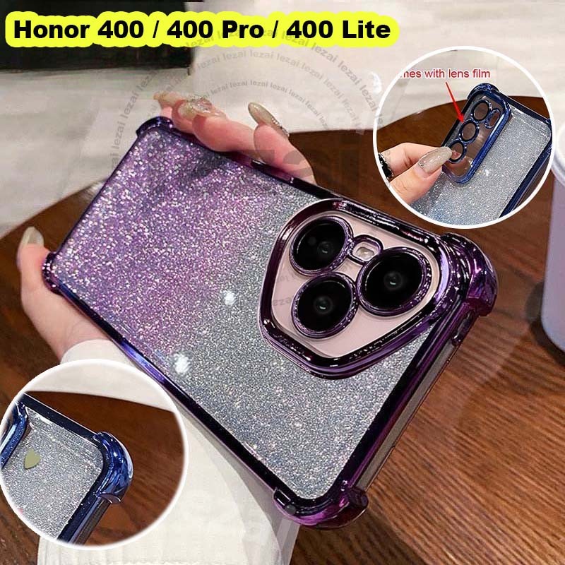 Glitter Casing Honor 400 Pro Honor400 Pro 400 Lite 5GเคสHonor400 Honor400Pro5Gเคส Case Soft กันกระแท