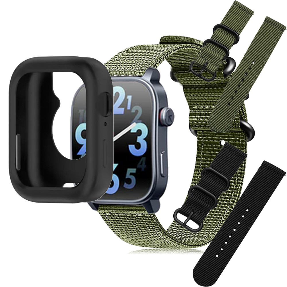 เคส Kieslect KS3 elite Case สายนาฬิกาหน้าจอฝาครอบป้องกันกันชนสําหรับ Kieslect KS 3 Smartwatch สายคล้