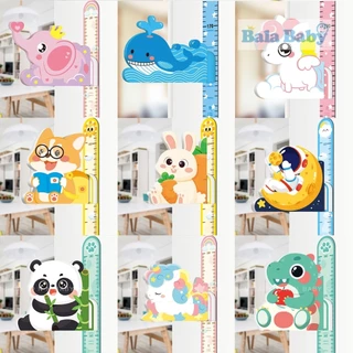 ที่วัดส่วนสูง เครื่องมืดวัดส่วนสูง สติ๊กเกอร์วัดส่วนสูง ตกแต่งห้องนอนเด็กๆ S07
