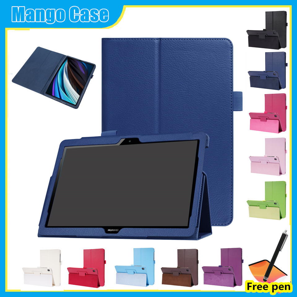สําหรับ Huawei MediaPad T3 10 AGS-W09 AGS-L09 AGS-L03 9.6 นิ้ว PU หนังฝาครอบขาตั้งหนังสือสไตล์ปลอกแท