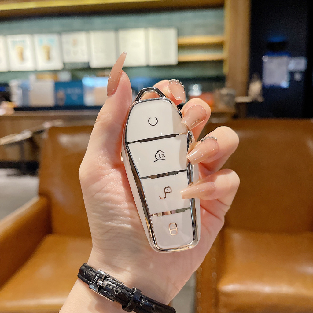 เหมาะสําหรับ BYD sealion 06 Atto3 เคสกุญแจซีลปลาโลมา, เคสกุญแจแฟชั่น, เคสกุญแจน่ารัก, เคสกุญแจ Atto3