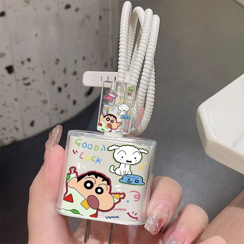 ชุดนอน Crayon Shin chan 20W สายชาร์จข้อมูลฝาครอบป้องกันเหมาะสําหรับ iPhone 14/15/16 Anti Break ราคา ถูกที่สุด ดีลบีเคเค แกลเลอรีภาพที่ 6