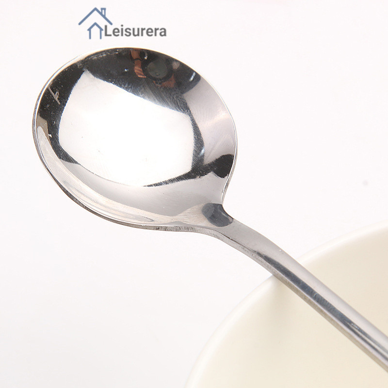 ✨ Restaurant Mixing Spoon Creative Long Handle Spoon  Korean Dessert Coffee Spoon🍀