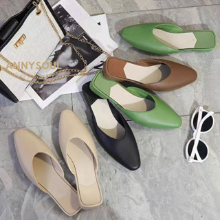 ใส่สบายหน้าร้อน รองเท้าแตะแฟชั่น หัวปิด พื้นนุ่มกันลื่น