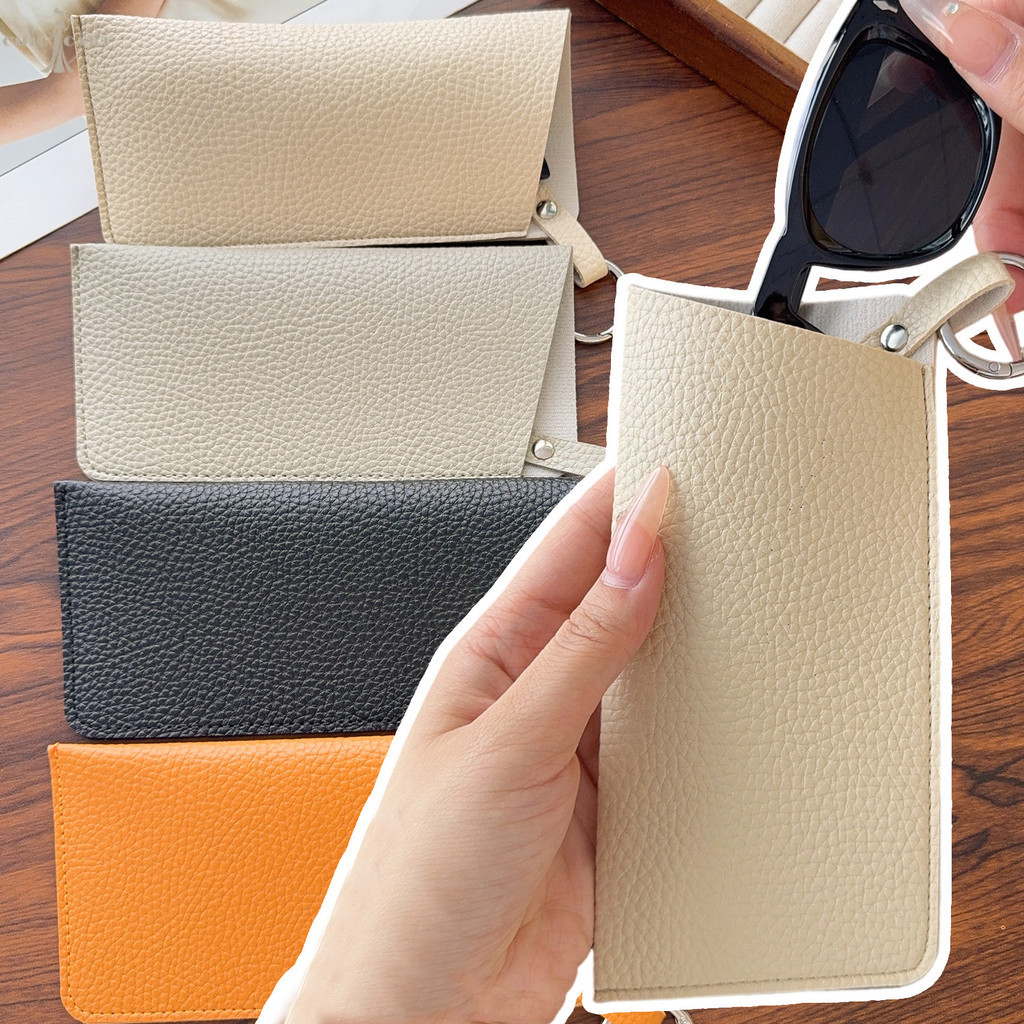 [FSA] กระเป๋าเก็บแว่นตา PU กันน้ํา พร้อมตะขอแขวน เลือกได้ 4 สี ขนาด 1-4 ชิ้น สำหรับการใช้งานทุกวันและขณะเดินทาง