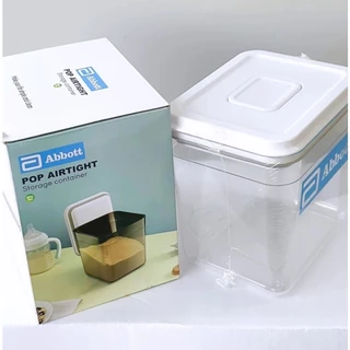 Abbott กล่องสุญญากาศ [1 กล่อง] กล่องสูญญากาศ สำหรับใส่ของแห้ง กล่องอเนกประสงค์ กล่องใส่นมผง ใส่ข้าวสาร ผลไม้
