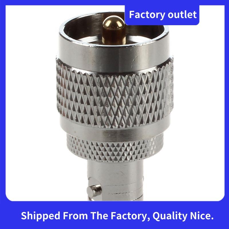 อะแดปเตอร์ coaxial coax 2 ชิ้น BNC หญิง UHF ชาย PL259