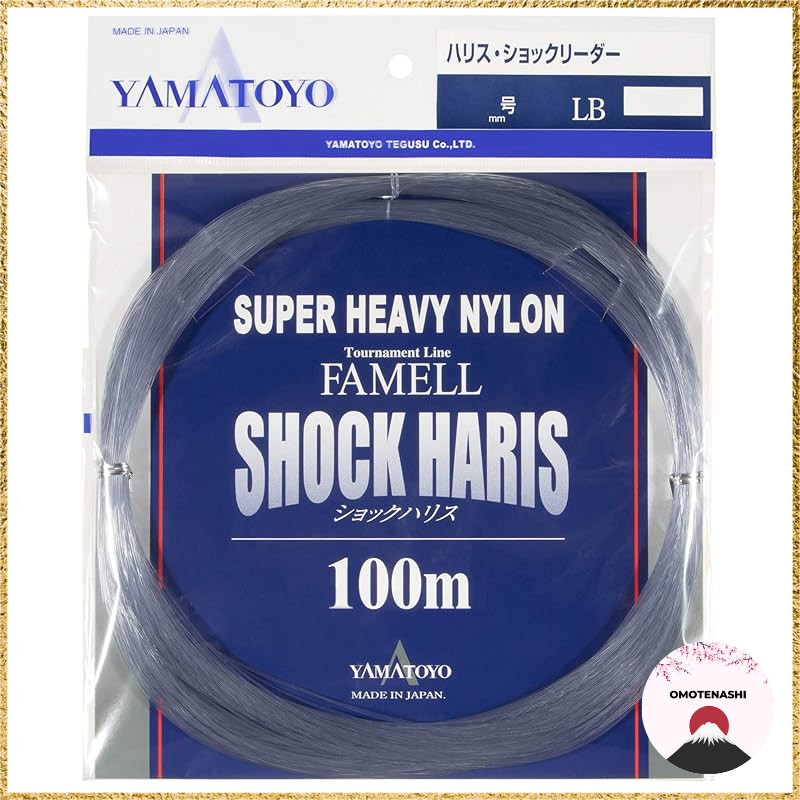 YAMATOYO Nylon Shock Leader Line 100m Grey