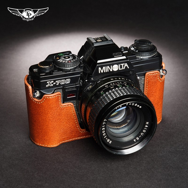 [ติดตามลดทันที] Minolta Minolta X-700 X570 X300 X370 กระเป๋ากล้องซองหนังฟิล์มโทรศัพท์ X-G1 เคสป้องกั