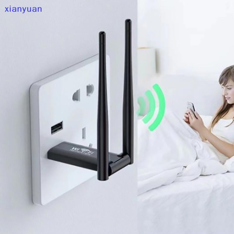 [xianyuan] Usb 2.4G 300Mbps Wireless WiFi Repeater Extender Router WiFi เครื่องขยายสัญญาณ Booster Lo