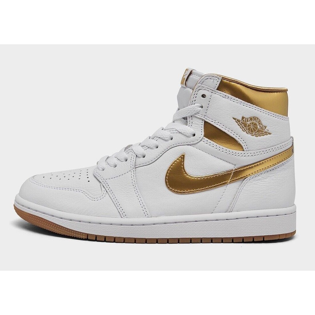 Nike Air Jordan 1 Retro High OG แบบ Metallic Gold สำหรับสตรี