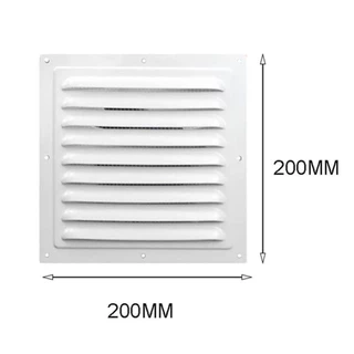 QUIXORO ฝาครอบระบายอากาศ, ไอเสีย Outlet ความร้อน Cooling Vents แผ่น Air Vent Grille, 200*300 มม./200*400 มม.ระบบ Air ฝาครอบหน้าจออลูมิเนียมอัลลอยด์แมลงหน้าจอ