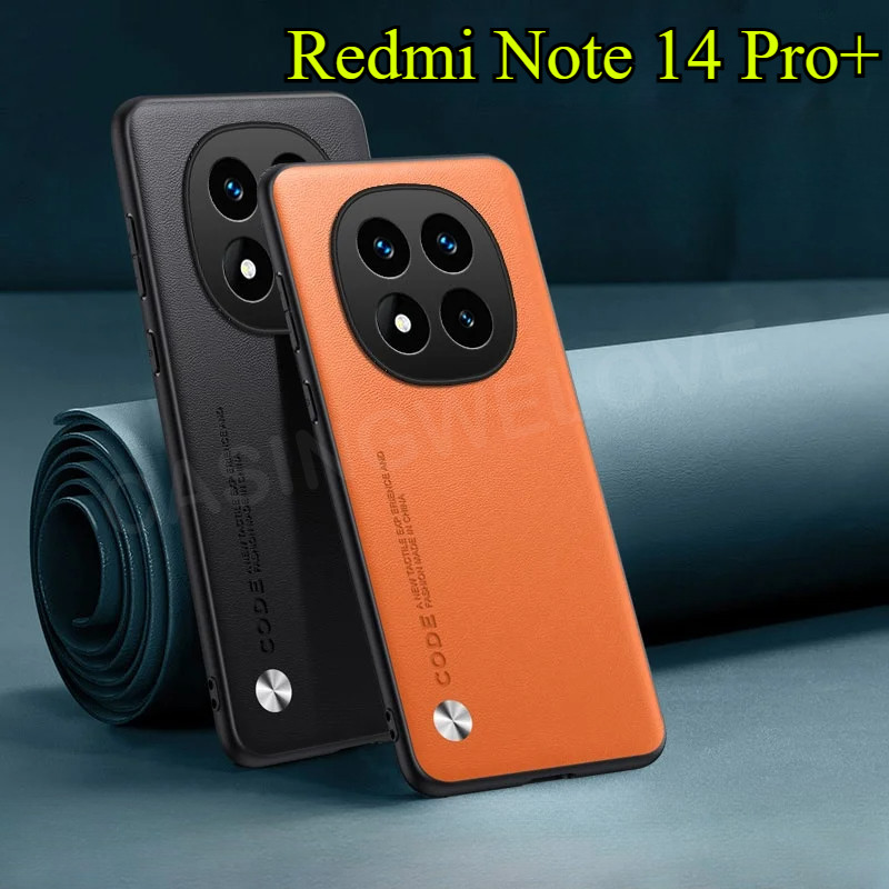 สําหรับRedmiหมายเหตุ 14 Pro + หมายเหตุ 15 Pro 14 Pro + Note14Pro + Note15 Pro POCO M8 Pro 4G 5Gคาร์บอนไฟเบอร์PUหนังกรณี,Matting Anti-Shock HardสําหรับRedmi Note14Pro + ไม่ใช่
