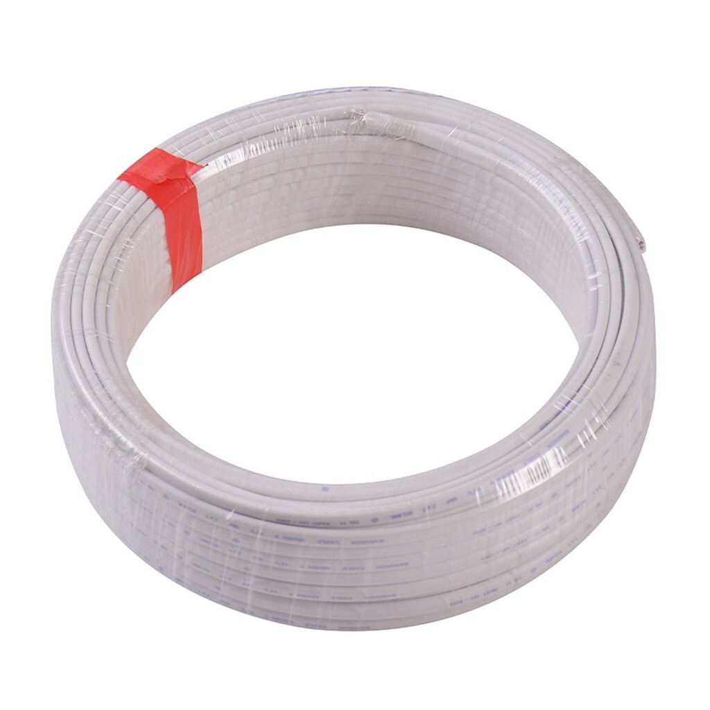 สายไฟ VAF 2×1.5 ความยาว 20เมตร 30เมตร 50เมตร ยี่ห้อPKS สำหรับเดินภายในบ้าน สายไฟคุ่เบอร์1.5 ตัดแบ่ง ราคา ถูกที่สุด ดีลบีเคเค แกลเลอรีภาพที่ 4