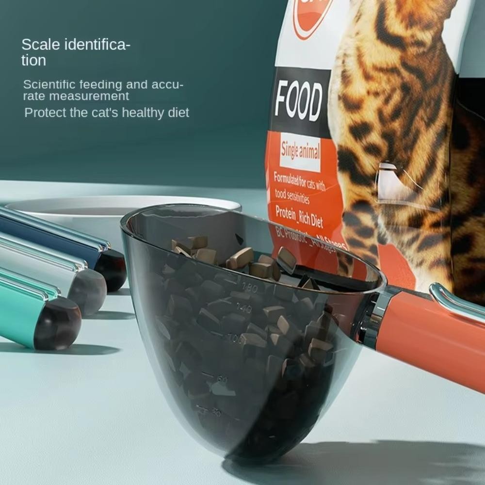 การก่อสร้าง พลั่วอาหารสัตว์เลี้ยง, ตักข้าวพลาสติกอเนกประสงค์, ข้น ความจุขนาดใหญ่ทําความสะอาดง่ายพร้อมกระเป๋าคลิปอบถ้วยตวงให้อาหารสุนัขแมว - รูปที่ 5