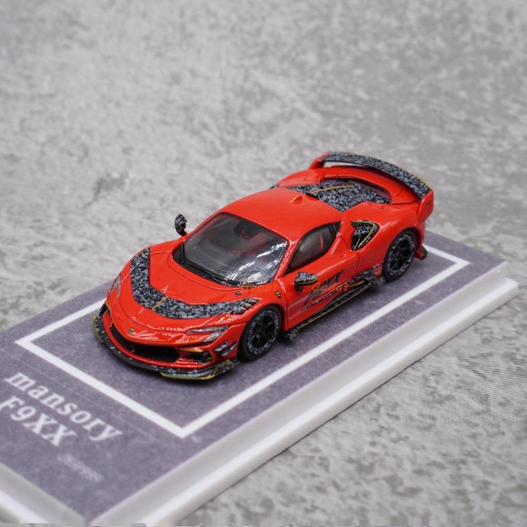 MJ 1: 64 Ferrari sf90 F9XX MANSORY โมเดลรถโลหะผสมเครื่องประดับคอลเลกชัน