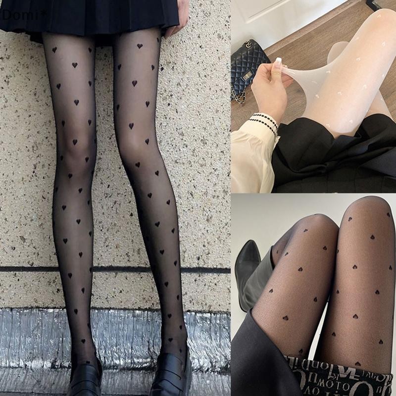 Enjoy ผู้หญิงเซ็กซี่ Tights บางไม่มีรอยต่อไนลอนต้นขาสูงถุงน่องถุงน่องชุดชั้นในเซ็กซี่ลาย Punk Streetwear ถุงน่อง [ใหม่]