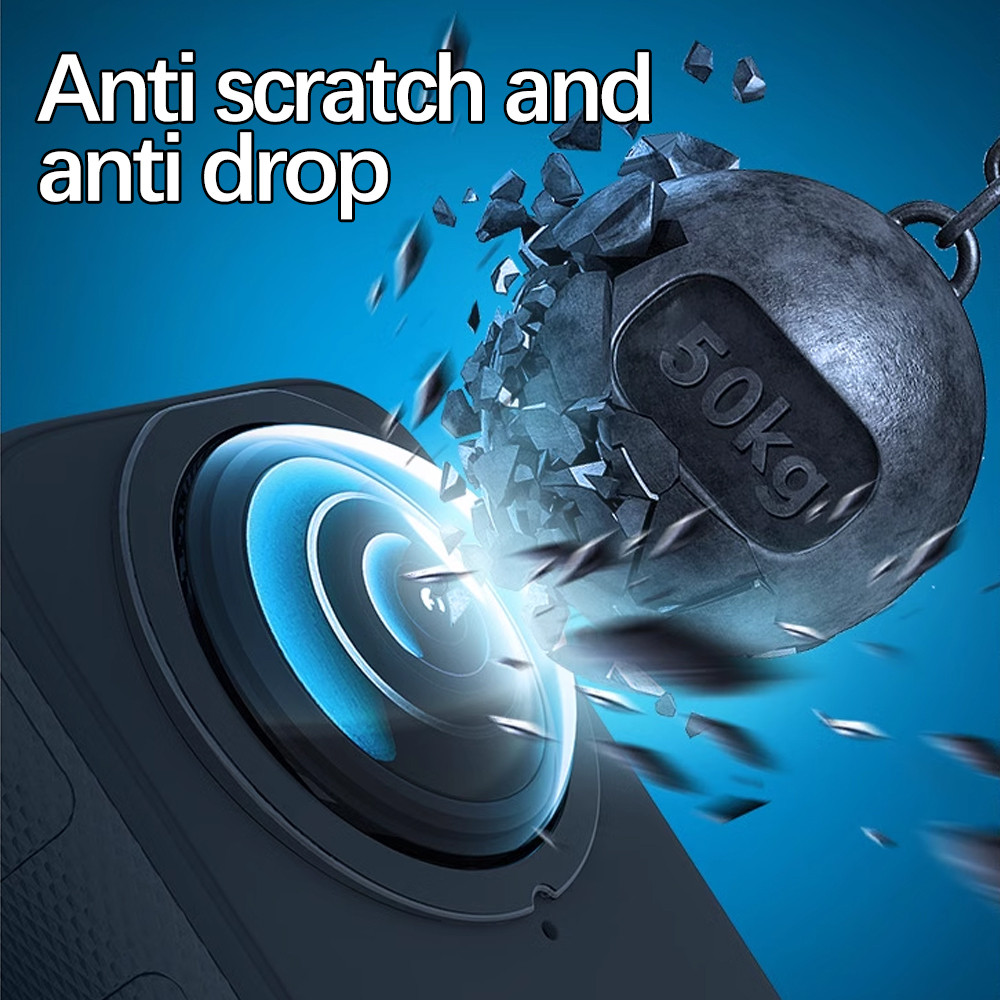 Hd Lens Protective Guards - ฟิล์มกันรอยหน้าจอกระจกนิรภัย - ป้องกันรอยขีดข่วน กันน้ํา กันฝุ่น - สําหรับ Insta360 X3 Lens Protector Cap - อุปกรณ์เสริมเลนส์ป้องกันการเสียรูป