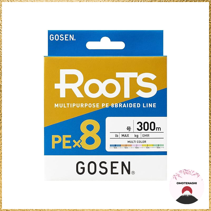 GOSEN GMR853010 Roots PE*8 Multicolor 300m #1